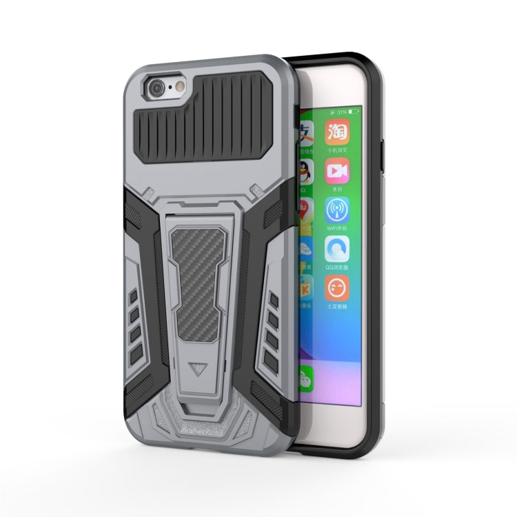 War Chariot Series Armor All-inclusive Shockproof PC + TPU Protective Case with Invisible Holder