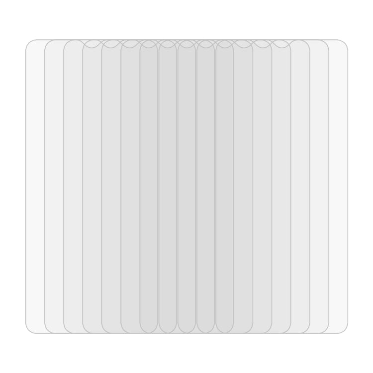 10 PCS 0.26mm 9H 2.5D Tempered Glass Film