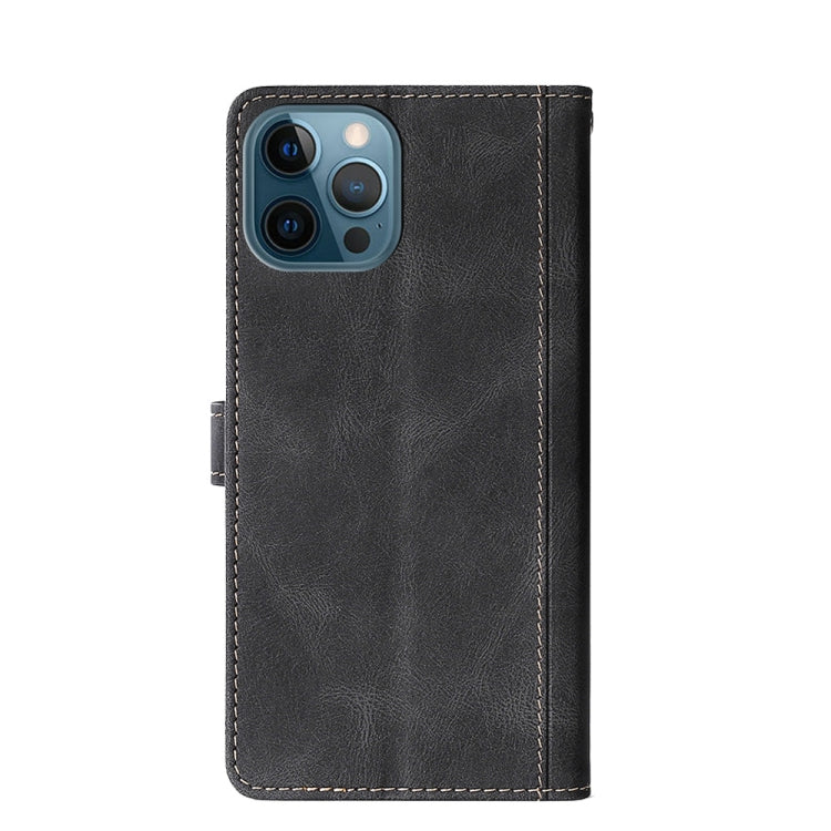Stitching Skin Feel Magnetic Buckle Horizontal Flip PU Leather Case with Holder & Card Slots & Wallet