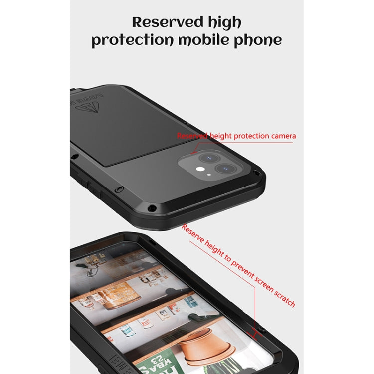 LOVE MEI Metal Shockproof Waterproof Dustproof Protective Case