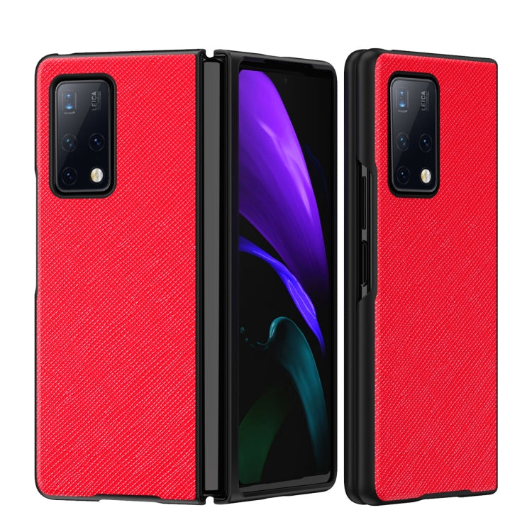 Leather Texture + PC Full Coverge Folding Case