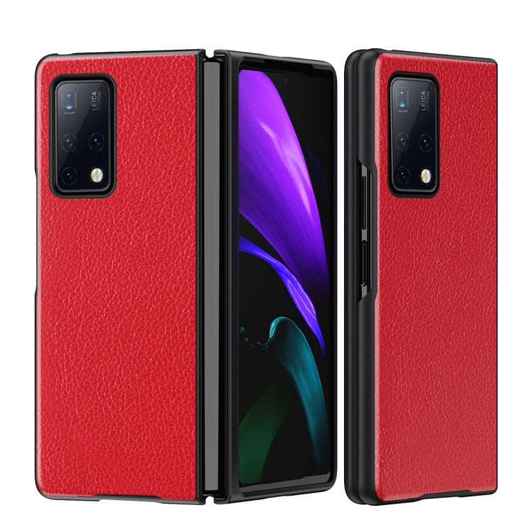 Leather Texture + PC Full Coverge Folding Case