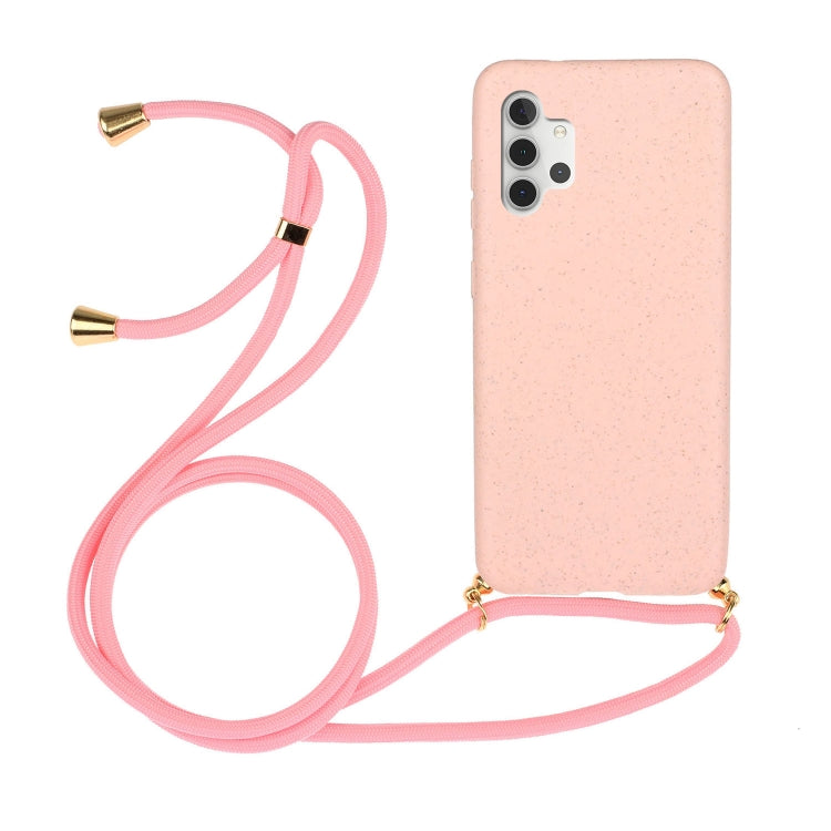 Wheat Straw Material + TPU Protective Case with Lanyard
