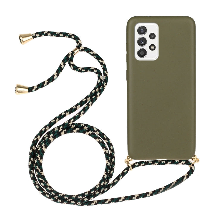 Wheat Straw Material + TPU Protective Case with Lanyard