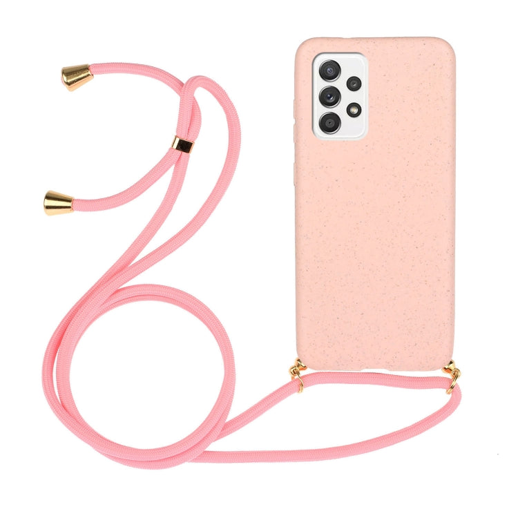 Wheat Straw Material + TPU Protective Case with Lanyard