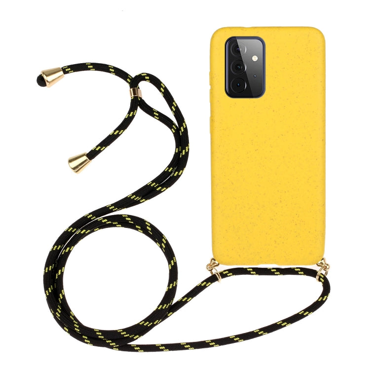 Wheat Straw Material + TPU Protective Case with Lanyard