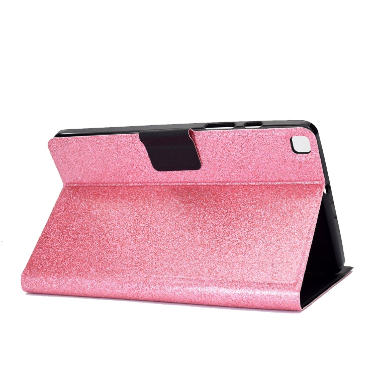 Glitter Horizontal Flip Leather Case with Holder & Card Slots