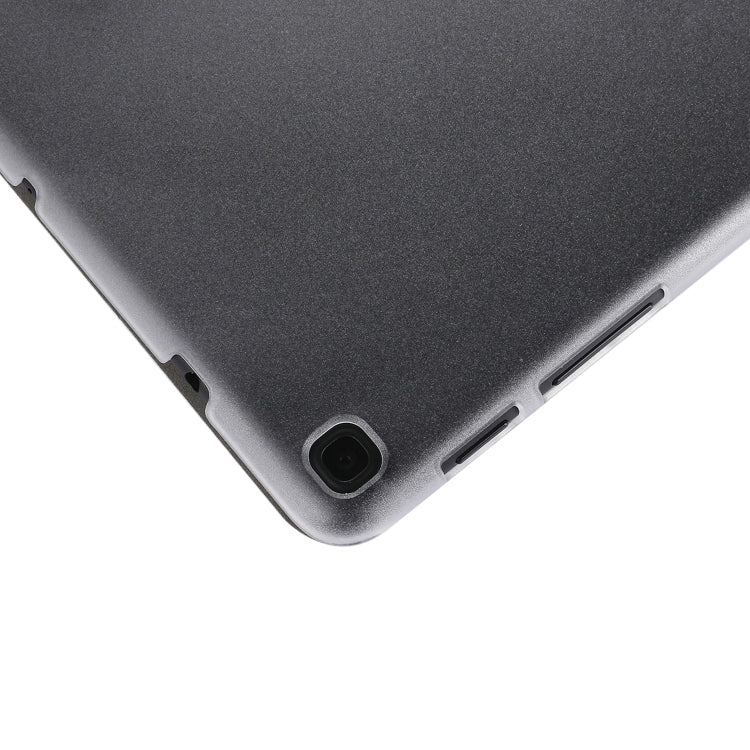 Silk Texture Three-fold Horizontal Flip Leather Case with Holder & Pen Slot