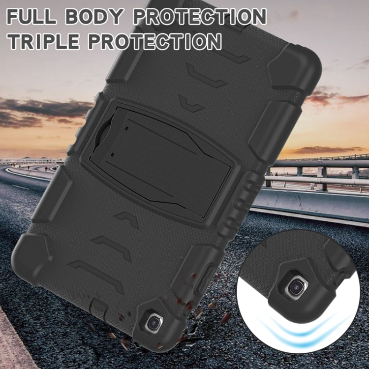 3-Layer Protection Screen Frame + PC + Silicone Shockproof Combination Case with Holder