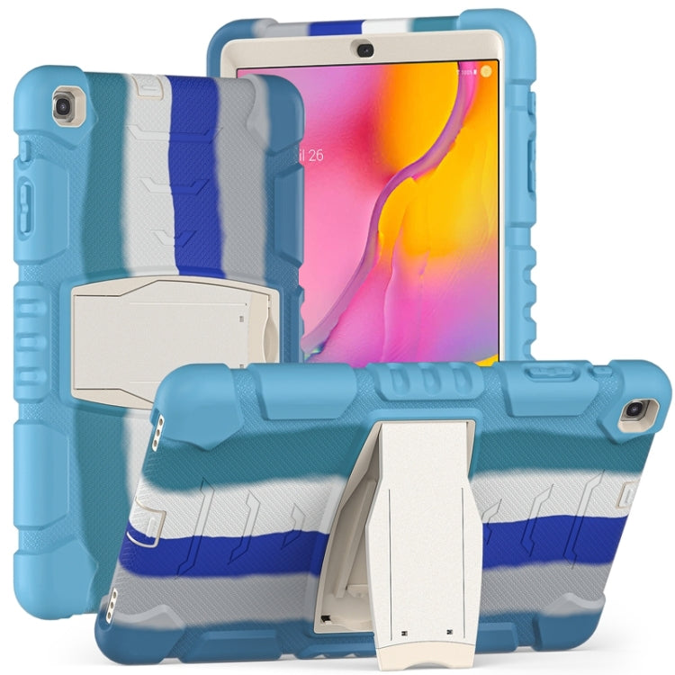 3-Layer Protection Screen Frame + PC + Silicone Shockproof Combination Case with Holder