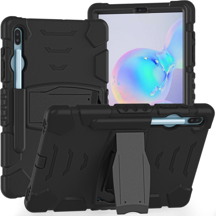 3-Layer Protection Screen Frame + PC + Silicone Shockproof Combination Case with Holder