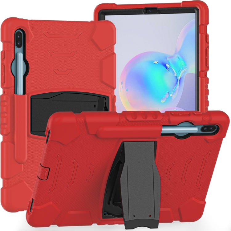 3-Layer Protection Screen Frame + PC + Silicone Shockproof Combination Case with Holder