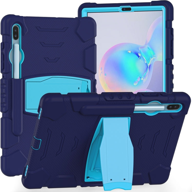 3-Layer Protection Screen Frame + PC + Silicone Shockproof Combination Case with Holder