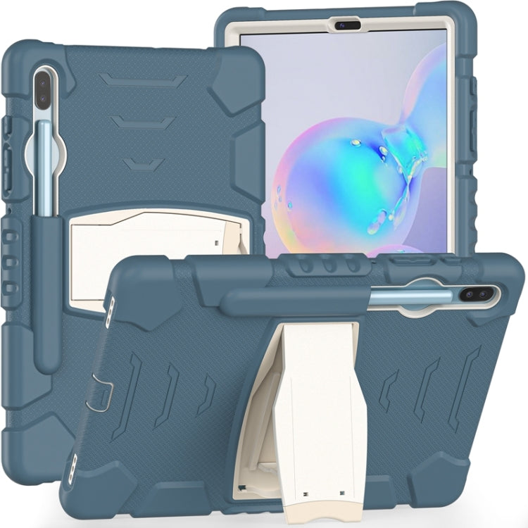 3-Layer Protection Screen Frame + PC + Silicone Shockproof Combination Case with Holder