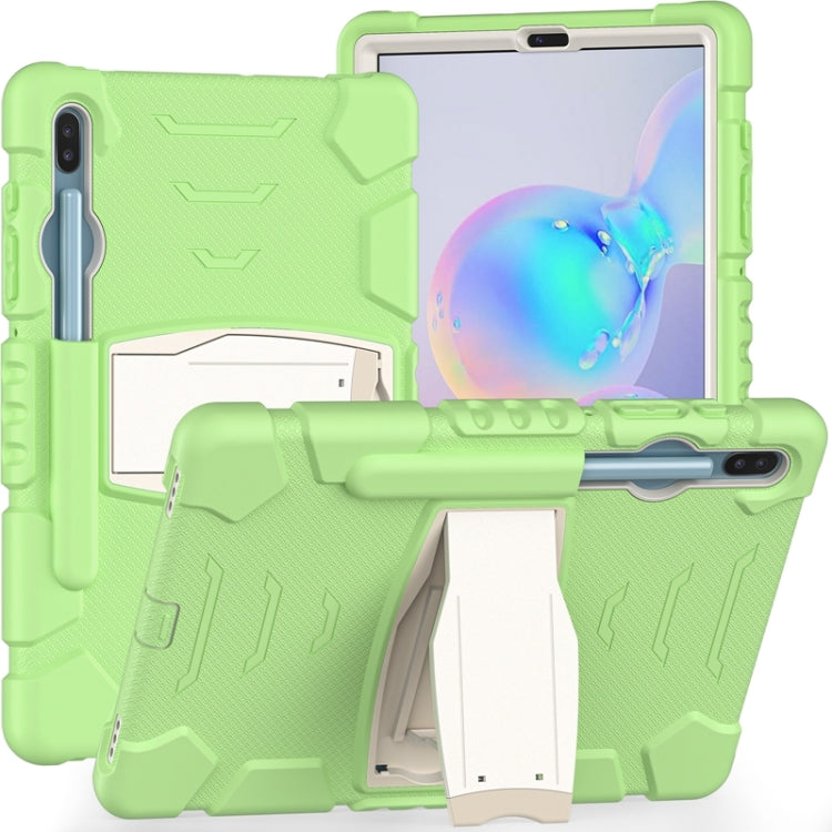 3-Layer Protection Screen Frame + PC + Silicone Shockproof Combination Case with Holder
