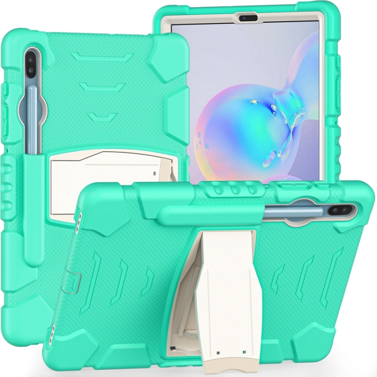 3-Layer Protection Screen Frame + PC + Silicone Shockproof Combination Case with Holder