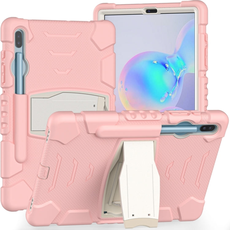 3-Layer Protection Screen Frame + PC + Silicone Shockproof Combination Case with Holder