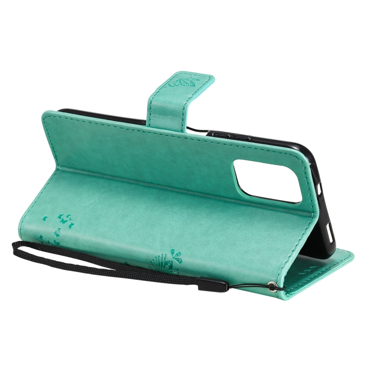 Tree & Cat Pattern Pressed Printing Horizontal Flip PU Leather Case with Holder & Card Slots & Wallet & Lanyard