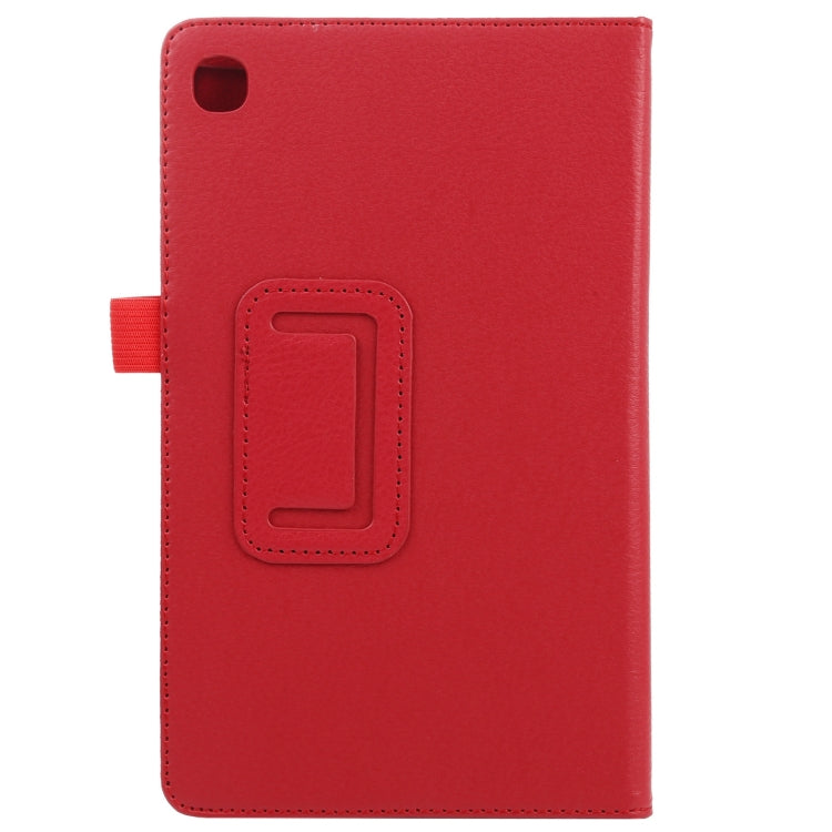 Litchi Texture Solid Color Horizontal Flip Leather Case with Holder & Pen Slot