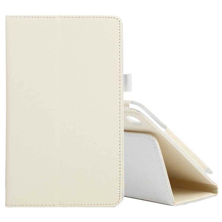 Litchi Texture Solid Color Horizontal Flip Leather Case with Holder & Pen Slot