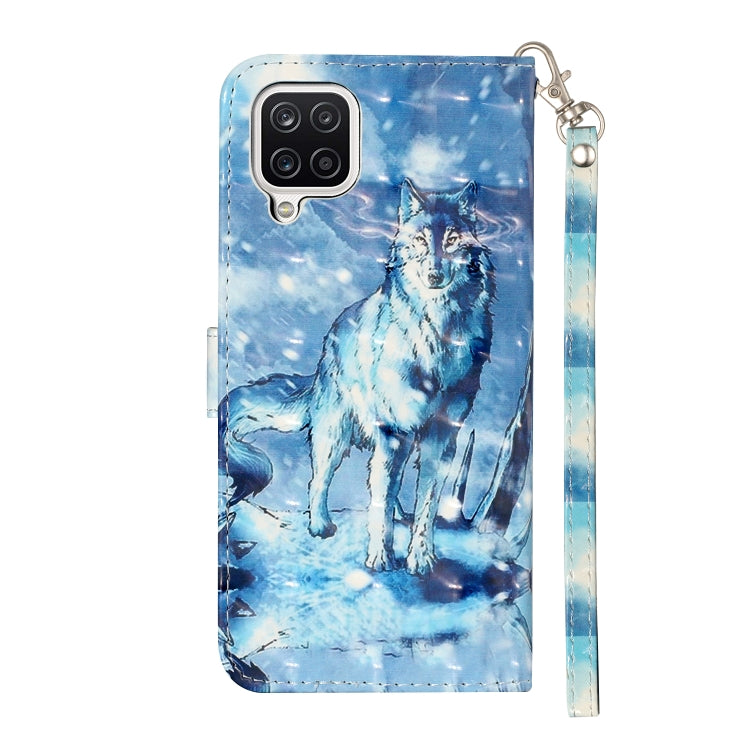 3D Pattern Horizontal Flip PU Leather Case with Holder & Card Slots & Wallet