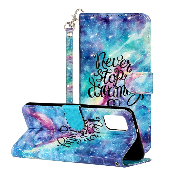 3D Pattern Horizontal Flip PU Leather Case with Holder & Card Slots & Wallet