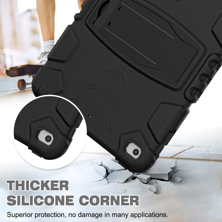 3-Layer Protection Screen Frame + PC + Silicone Shockproof Combination Case with Holder