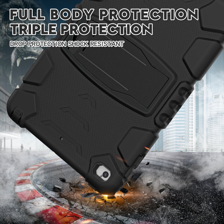 3-Layer Protection Screen Frame + PC + Silicone Shockproof Combination Case with Holder