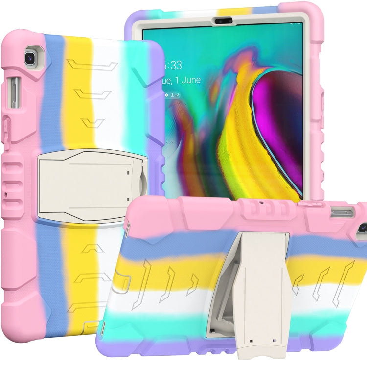 3-Layer Protection Screen Frame + PC + Silicone Shockproof Combination Case with Holder