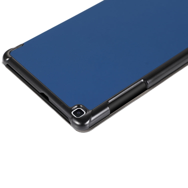 3-folding Skin Texture Horizontal Flip TPU + PU Leather Case with Holder
