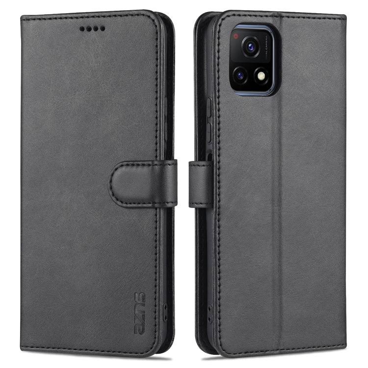 AZNS Skin Feel Calf Texture Horizontal Flip Leather Case with Card Slots & Holder & Wallet(