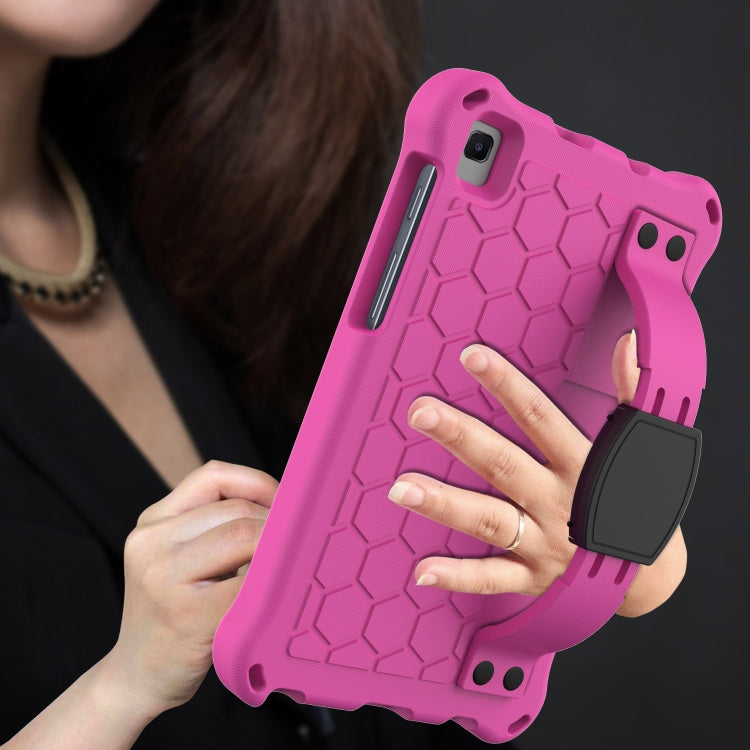Honeycomb Design EVA + PC Four Corner Shockproof Protective Case with Strap