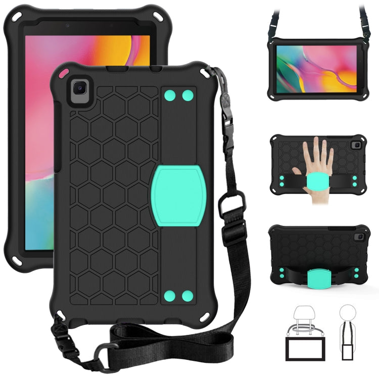 Honeycomb Design EVA + PC Four Corner Shockproof Protective Case with Strap