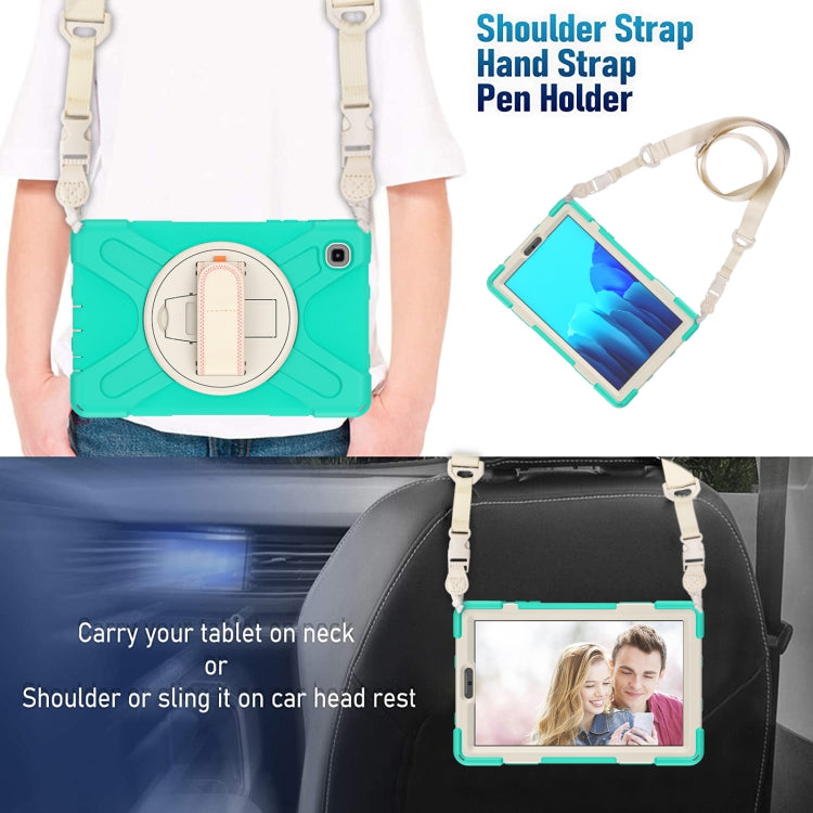 Silicone + PC Protective Case with Holder & Shoulder Strap
