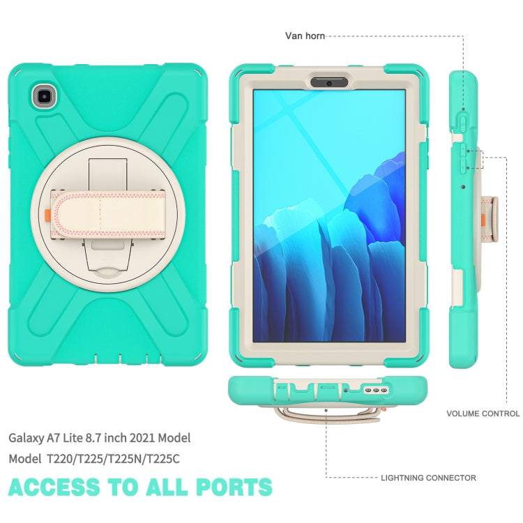 Silicone + PC Protective Case with Holder & Shoulder Strap