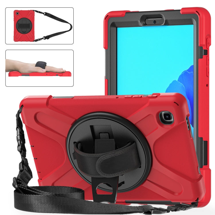 Silicone + PC Protective Case with Holder & Shoulder Strap