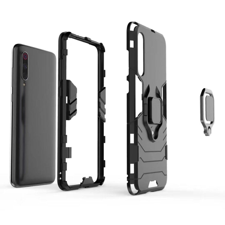 Shockproof PC + TPU Case with Magnetic Ring Holder