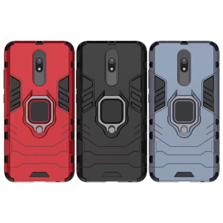 Shockproof PC + TPU Case with Magnetic Ring Holder