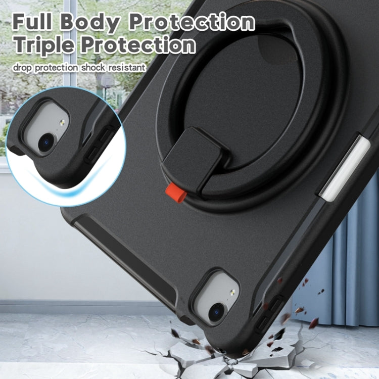 Shocproof Silicone + PC Protective Case with 360 Degree Rotation Foldable Handle Grip Holder & Pen Slot