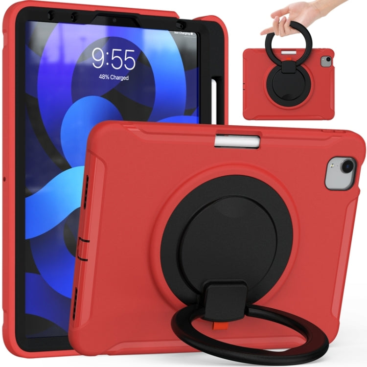 Shocproof Silicone + PC Protective Case with 360 Degree Rotation Foldable Handle Grip Holder & Pen Slot