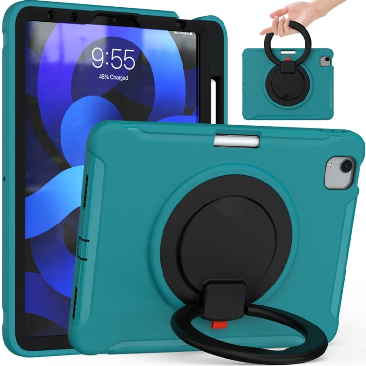 Shocproof Silicone + PC Protective Case with 360 Degree Rotation Foldable Handle Grip Holder & Pen Slot