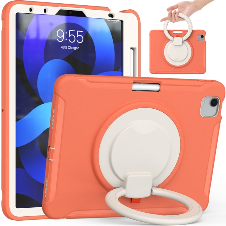 Shocproof Silicone + PC Protective Case with 360 Degree Rotation Foldable Handle Grip Holder & Pen Slot