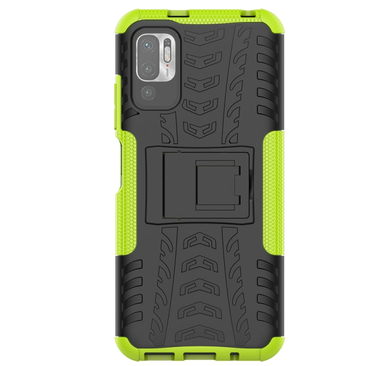 Tire Texture Shockproof TPU+PC Protective Case with Holder