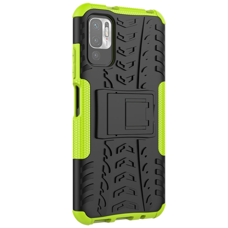 Tire Texture Shockproof TPU+PC Protective Case with Holder