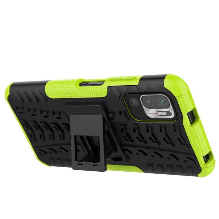 Tire Texture Shockproof TPU+PC Protective Case with Holder