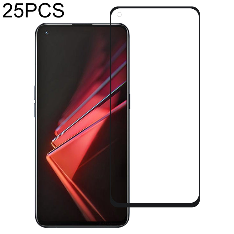 25 PCS Full Glue Full Screen Tempered Glass Film