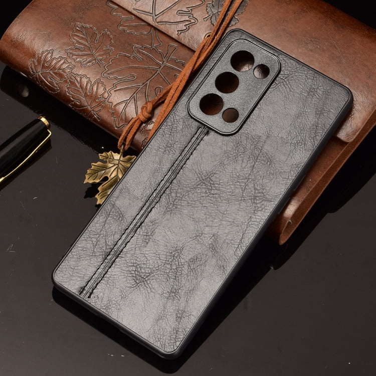 Shockproof Sewing Cow Pattern Skin PC + PU + TPU Case