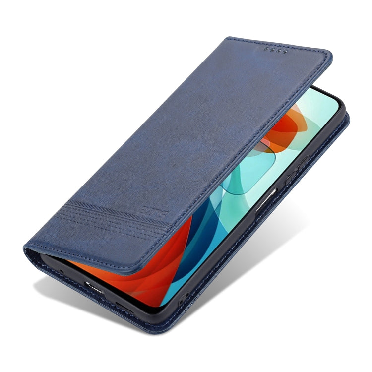 AZNS Magnetic Calf Texture Horizontal Flip Leather Case with Card Slots & Holder & Wallet