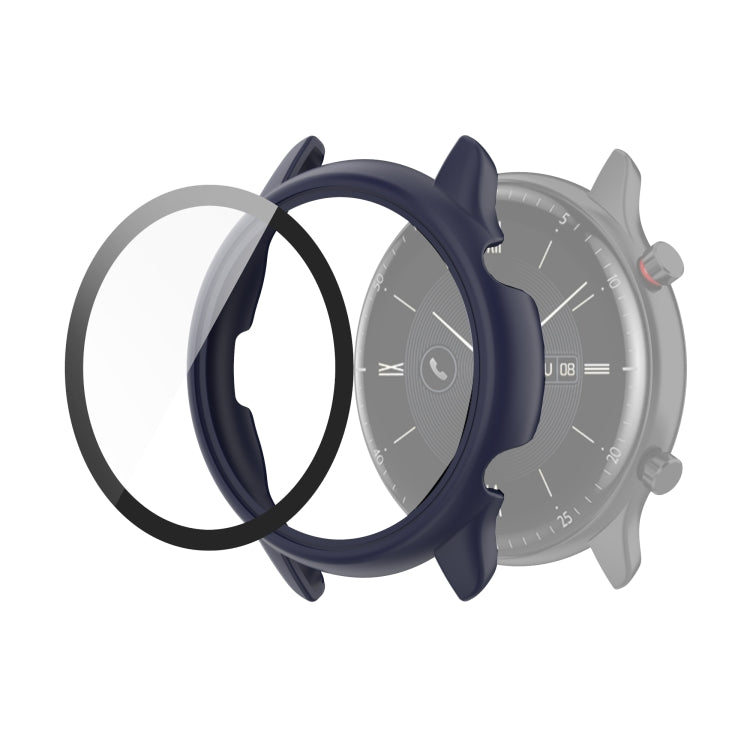 For Amazfit GTR 2 eSIM Tempered glass + PC Integrated Protective Case