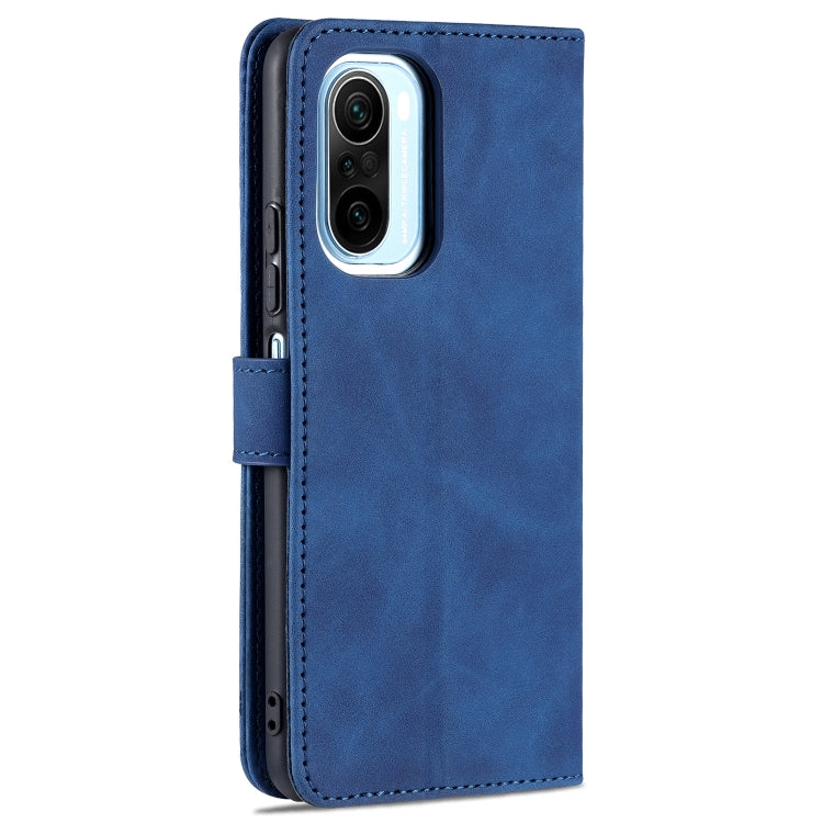 AZNS Skin Feel Calf Texture Horizontal Flip Leather Case with Card Slots & Holder & Wallet